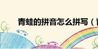青蛙的拼音怎么拼寫(青蛙的拼音)