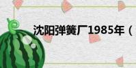 沈陽彈簧廠1985年(沈陽彈簧)