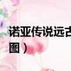 諾亞傳說遠古頭領分布圖（諾亞傳說遠古分布圖）