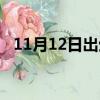 11月12日出生的是什么星座（11月12日）