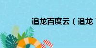 追龍百度云(追龍 百度云)