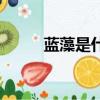 藍藻是什么引起的（藍藻是什么）