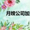 月嫂公司加盟品牌（月嫂公司加盟價格）
