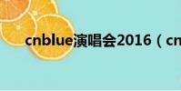 cnblue演唱會2016(cnblue演唱會)