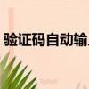 驗證碼自動輸入怎么解決（驗證碼自動輸入）