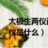 太極生兩儀兩儀生四象圖片（太極生兩儀 兩儀是什么）