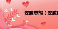 安騰忠熊(安騰網絡)