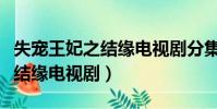 失寵王妃之結緣電視劇分集劇情(失寵王妃之結緣電視劇)