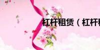 杠桿租賃(杠桿租賃)