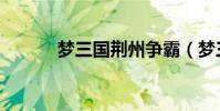 夢三國荊州爭霸(夢三國空格)
