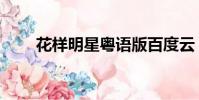 花樣明星粵語版百度云(花樣明星)
