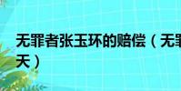 無罪者張玉環的賠償(無罪者張玉環的9778天)