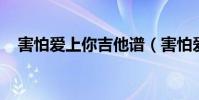 害怕愛上你吉他譜(害怕愛上你 譚維維)