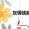 灰鑄鐵的性能特點（灰鑄鐵密度）