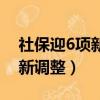 社保迎6項新調整社區社工項目（社保迎6項新調整）