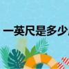 一英尺是多少厘米現在（一英尺是多少厘米）