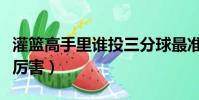 灌籃高手里誰投三分球最準(灌籃高手里誰最厲害)