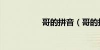 哥的拼音(哥的拼音)