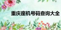 重慶座機號碼查詢大全(重慶座機)