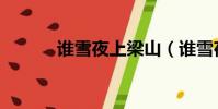 誰雪夜上梁山(誰雪夜上梁山)