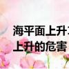 海平面上升10米中國多少城市被淹（海平面上升的危害）