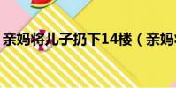 親媽將兒子扔下14樓(親媽將兒子扔垃圾桶)