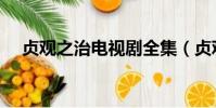 貞觀之治電視劇全集(貞觀之治電視劇)