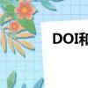 DOI和她男朋友是什么意思？
