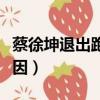 蔡徐坤退出跑男嘉賓名單（蔡徐坤退出跑男原因）