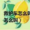 救護車怎么叫的聲音怎么用文字表示（救護車怎么叫）