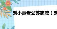 劉小慧老公蘇志威(劉小慧老公)