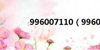 996007110(996007違法)