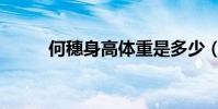 何穗身高體重是多少(何穗身高)
