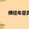 傅經年是真實的人物嗎（傅經年原型）