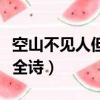 空山不見人但聞人語響全詩意思（空山不見人全詩）