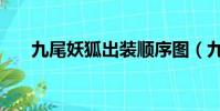 九尾妖狐出裝順序圖(九尾妖狐出裝)