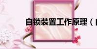 自鎖裝置工作原理(自鎖裝置)