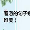 春游的句子短句唯美幼兒園（春游的句子短句唯美）