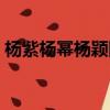 楊紫楊冪楊穎同框新聞（楊紫楊冪楊穎同框）