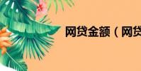 網貸金額(網貸金)