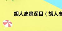 胡人高鼻深目(胡人高鼻動成群)