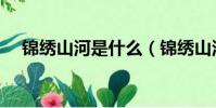 錦繡山河是什么(錦繡山河是什么生肖)