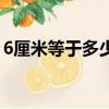 6厘米等于多少分米呀（6厘米等于多少毫米）