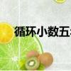 循環小數五年級上冊（循環小數的概念）
