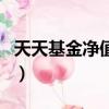 天天基金凈值查詢一覽表（天天基金凈值查詢）