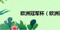 歐洲冠軍杯(歐洲冠軍杯)