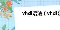 vhdl語法(vhdl分頻器)