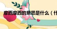 摩西摩西的意思是什么(什么是摩西摩西)