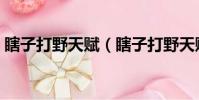 瞎子打野天賦(瞎子打野天賦符文方法步驟)