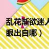 亂花漸欲迷人眼下一句是什么（亂花漸欲迷人眼出自哪）